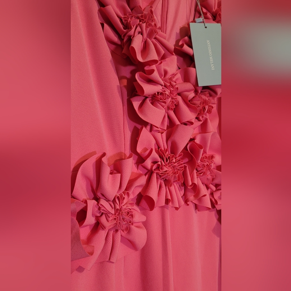 ANTONIO MELANI PINK MAXI DRESS - Picture 7 of 9
